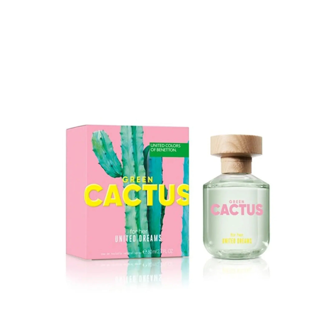 BENETTON GREEN CACTUS FOR HER MUJER EDT 80ML