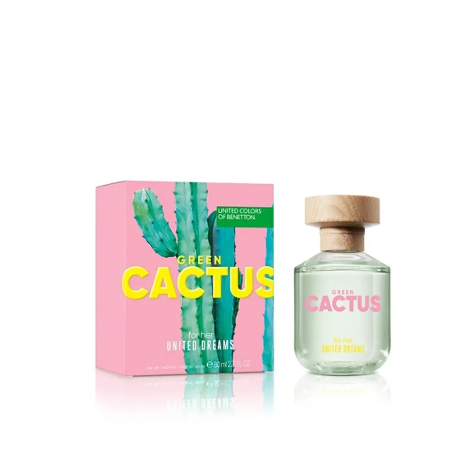 BENETTON GREEN CACTUS FOR HER MUJER EDT 80ML