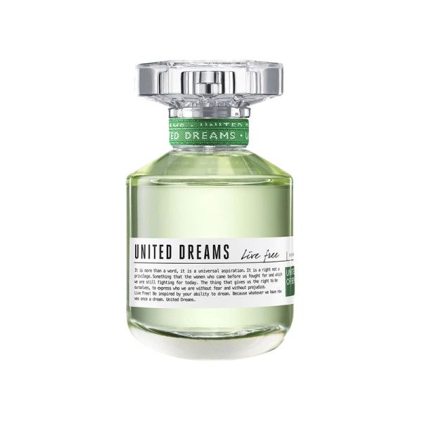 BENETTON UNITED DREAMS LIVE FREE MUJER EDT 80 ML