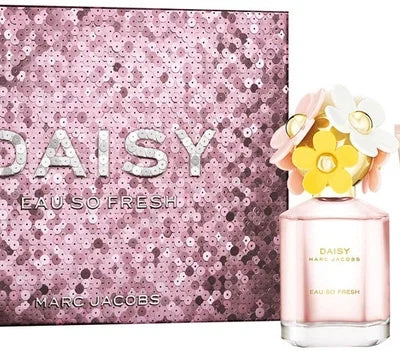 Estuche Daisy Marc Jacobs Eau So Fresh Dama 3Pz Perfume 75ml  + Shower Gel + Crema