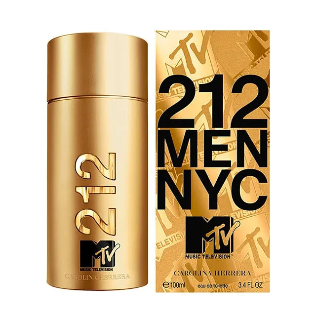 212 Men MTV Carolina Herrera para Hombres 100ml edt