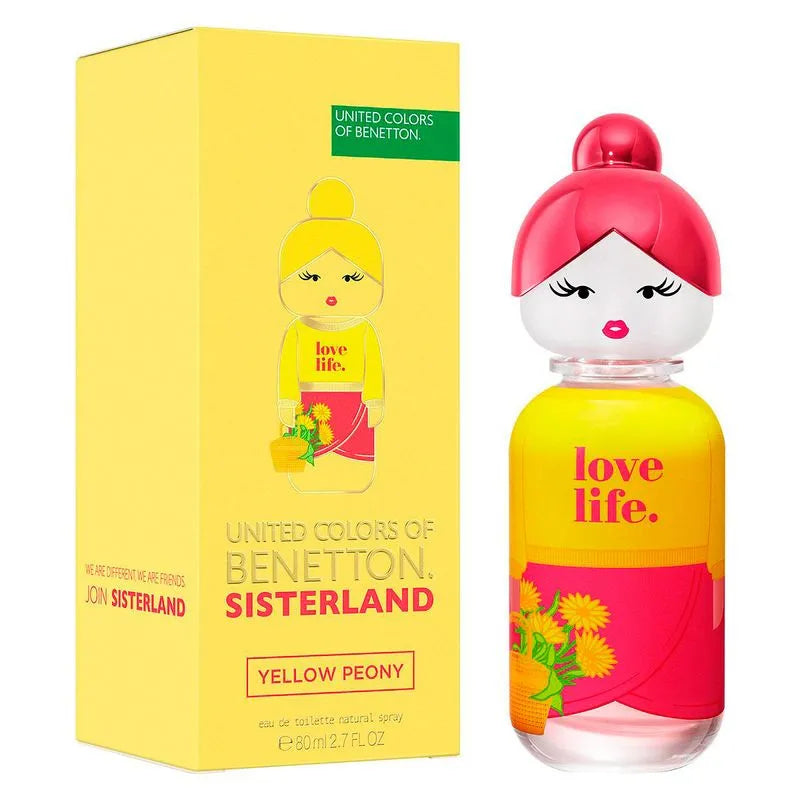 BENETTON SISTERLAND YELLOW PEONY MUJER EDT 80ML