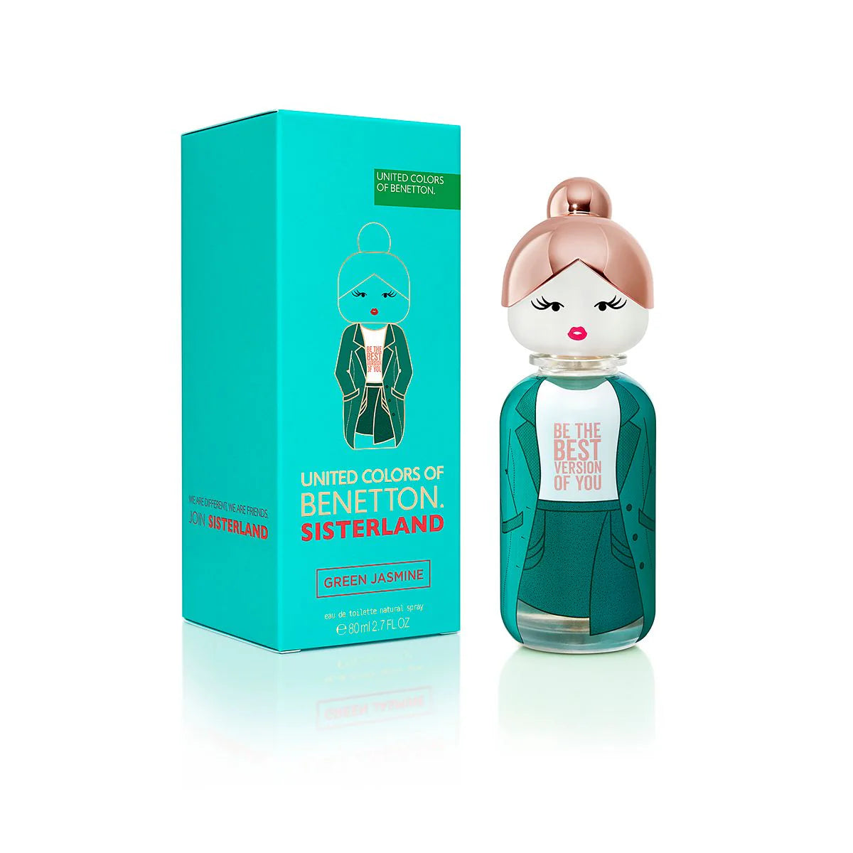 BENETTON SISTERLAND GREEN JASMINE EDT 80ML