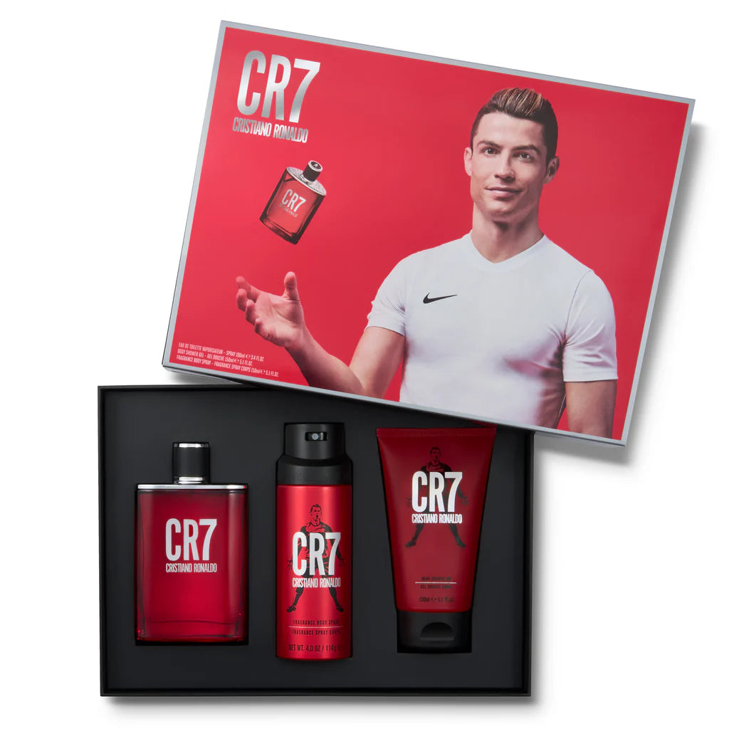 Estuche CR7 CRISTIANO RONALDO  3PZ Perfume + Shower Gel + Aerosol