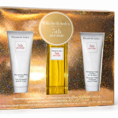 Estuche Elizabeth Arden 5th Avenue Edt 3Pz Mujer Body Lotion 100ml + Perfume 125ml + Crema hidratante 100ml