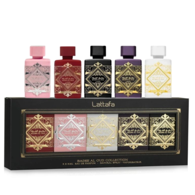 Estuche Lattafa Badee Al Oud Miniatura Unisex 5Pz