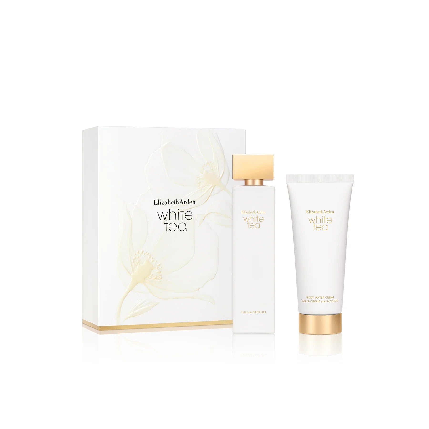 ESTUCHE ELIZABETH ARDEN WHITE TEA 2PZ PERFUME 100ML EDP + CREMA