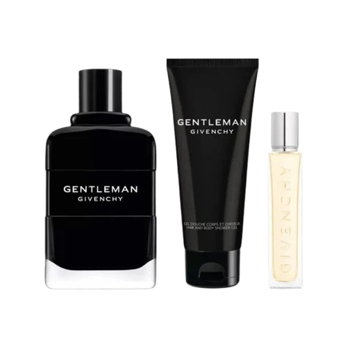 Estuche Givenchy Gentleman Hombre EDP 3pz Perfume 100ml + Mini Perfume 12.5ml + Shower Gel
