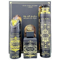 Estuche Bade’e Al Oud Oud for Glory Lattafa 3 Piezas PERFUME + AEROSOL + HAIR FRESH