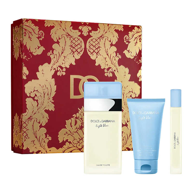 ESTUCHE DOLCE GABANNA LIGHT BLUE DAMA 3PZ