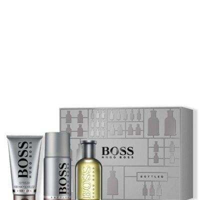 ESTUCHE HUGO BOSS BOTTLED EDT 3 PIEZAS PERFUME + SHOWER GEL + DESODORANTE